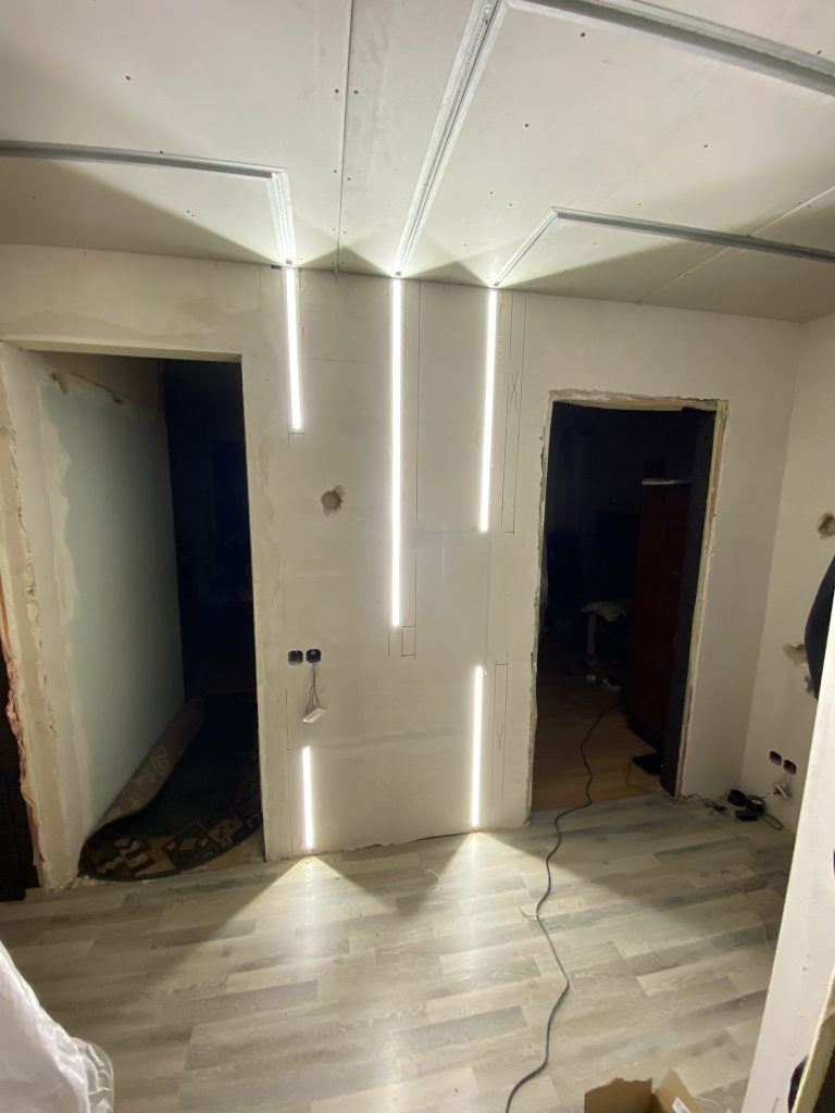 Interjero LED linijų sistema — projekto nuotrauka 5