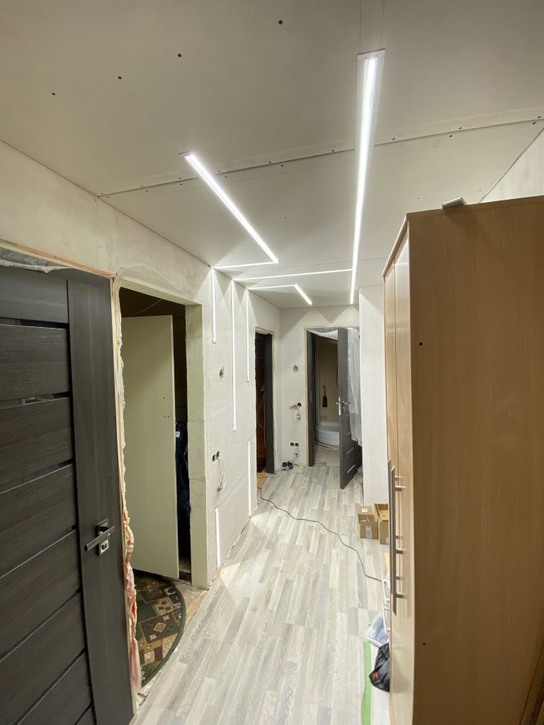 Interjero LED linijų sistema — projekto nuotrauka 6