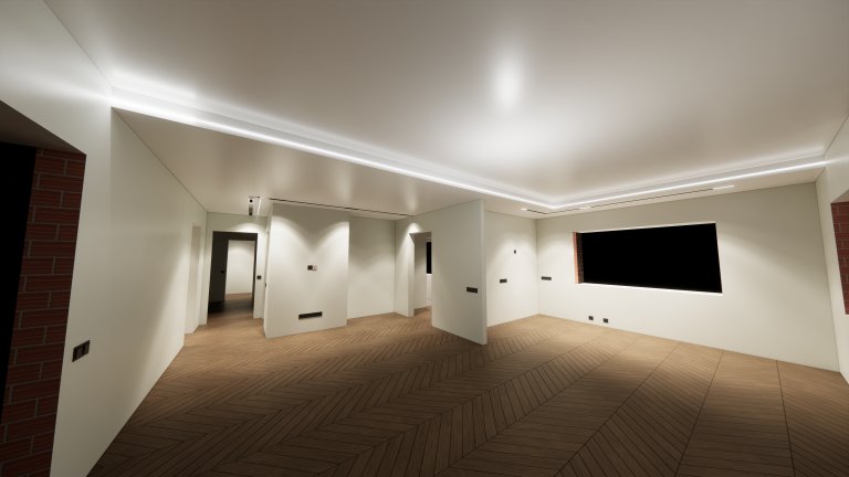 3D apšvietimo projektavimas — projekto nuotrauka 3